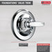 Delta Foundations BT13010 Monitor 13 Series Valve Only Trim, Chrome