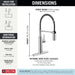 Delta Antoni: Single-Handle Pull-Down Spring Kitchen Faucet