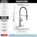 Delta Antoni: Single-Handle Pull-Down Spring Kitchen Faucet