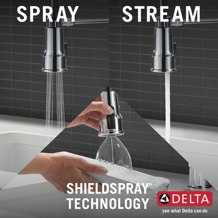 Delta Theodora 18804Z Single-Handle Pull-Down Spring Kitchen Faucet