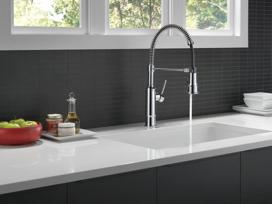 Delta Theodora 18804Z Single-Handle Pull-Down Spring Kitchen Faucet