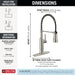 Delta Theodora 18804Z Single-Handle Pull-Down Spring Kitchen Faucet