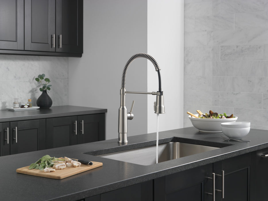 Delta Theodora 18804Z Single-Handle Pull-Down Spring Kitchen Faucet