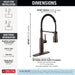 Delta Theodora 18804Z Single-Handle Pull-Down Spring Kitchen Faucet
