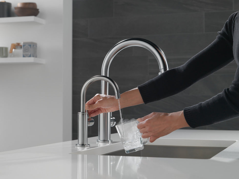 Delta 1930LF Contemporary Round Instant Hot Water Dispenser, arctic stainless - view 2