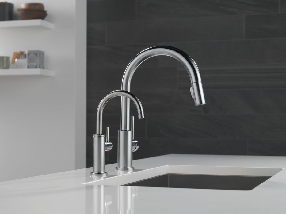 Delta 1930LF Contemporary Round Instant Hot Water Dispenser, arctic stainless - view 3