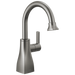 Delta 1940 Contemporary Square Beverage Faucet, black stainless