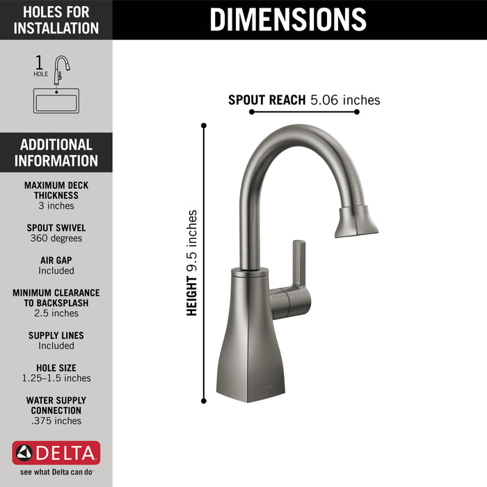 Delta Other: Contemporary Square Beverage Faucet