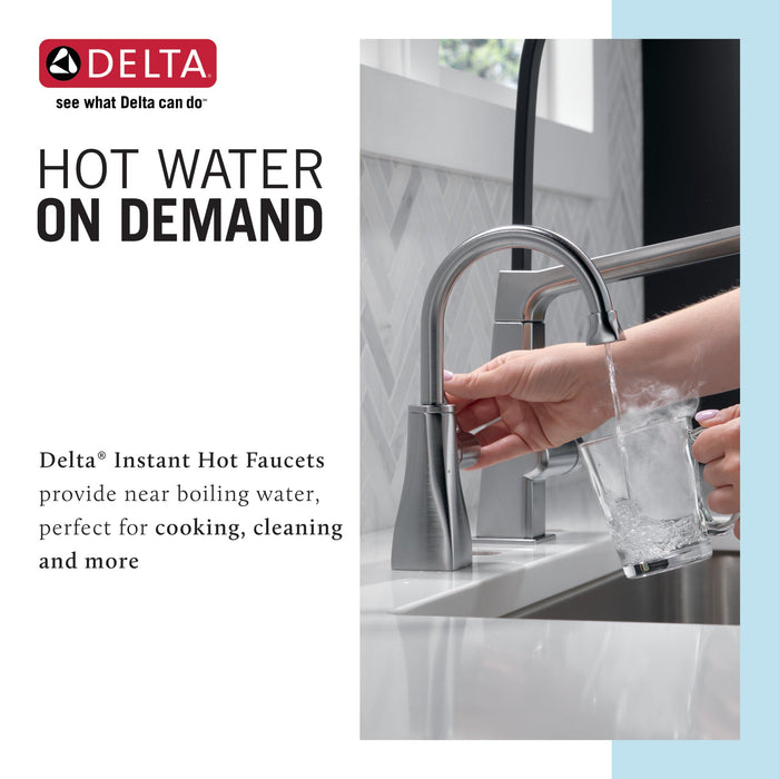 Delta 1940LF Contemporary Square Instant Hot Water Dispenser, arctic stainless - view 2
