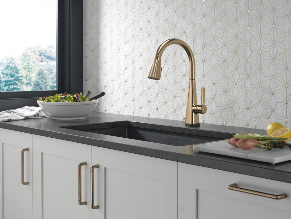 Delta Lenta 19802TZ Single-Handle Pull-Down Kitchen Faucet with TouchTouch 2O Technology