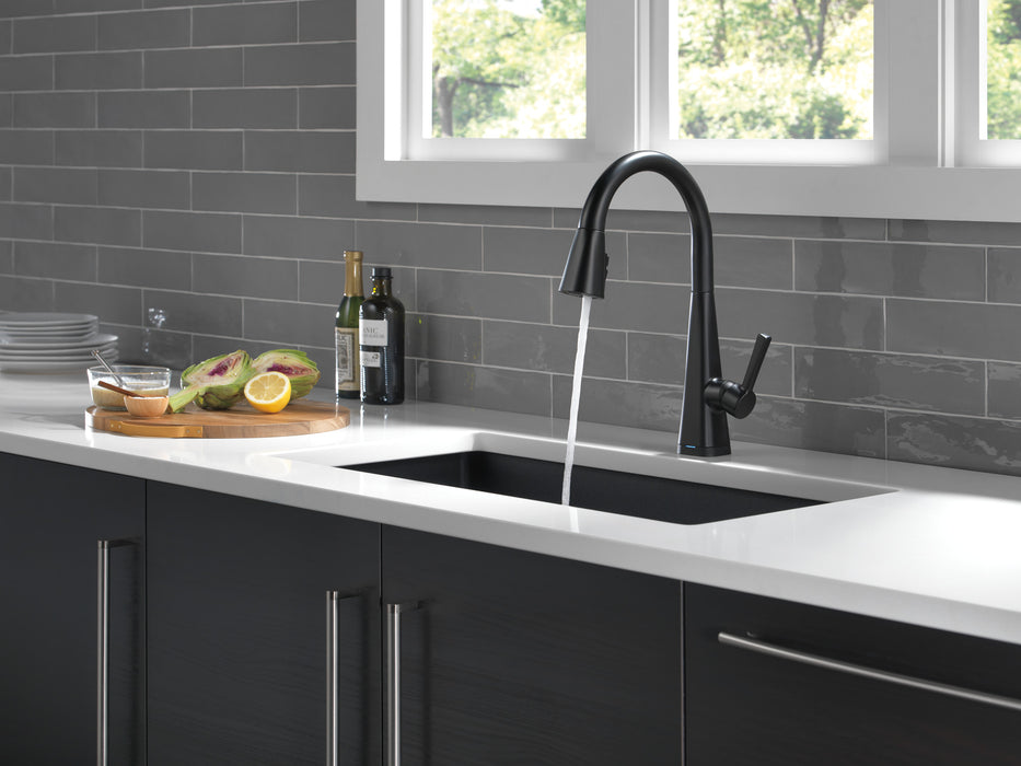 Delta Lenta 19802TZ Single-Handle Pull-Down Kitchen Faucet with TouchTouch 2O Technology