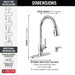 Delta Hazelwood: Single Handle Pull-Down Kitchen Faucet with Soap Dispenser and ShieldSpray Technology