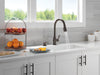Delta Hazelwood: Single Handle Pull-Down Kitchen Faucet with Soap Dispenser and ShieldSpray Technology