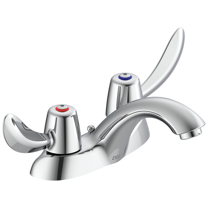 Commercial 21C 21C542 Two Handle Centerset Lavatory Faucet with Chain Stay