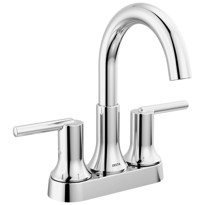 Delta Trinsic: Two Handle Centerset Bathroom Faucet