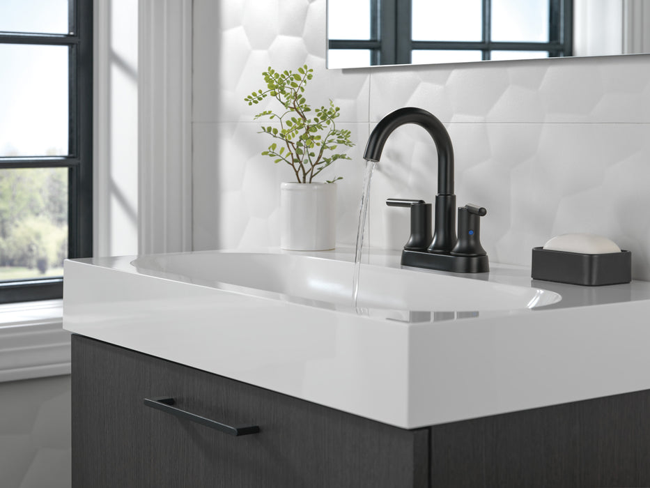 Delta Trinsic: Two Handle Centerset Bathroom Faucet