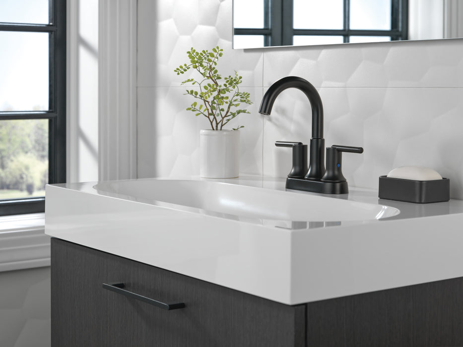 Delta Trinsic: Two Handle Centerset Bathroom Faucet