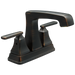 Delta Ashlyn: Two Handle Centerset Lavatory Faucet - Metal Pop-Up