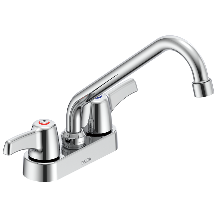 Commercial 27C4 / 27C5 / 27C6 27C4243 Two Handle 4 In Deck-Mount Faucet, chrome 3