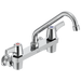 Commercial 28C3 / 28C4 / 28C6 28C4243 Two Handle 8 In Wallmount Service Sink Faucet