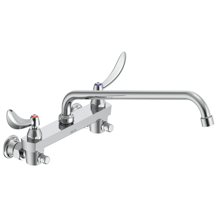 Commercial 28C3 / 28C4 / 28C6 28C6224 Two Handle 8" Wall-Mount Service Sink Faucet
