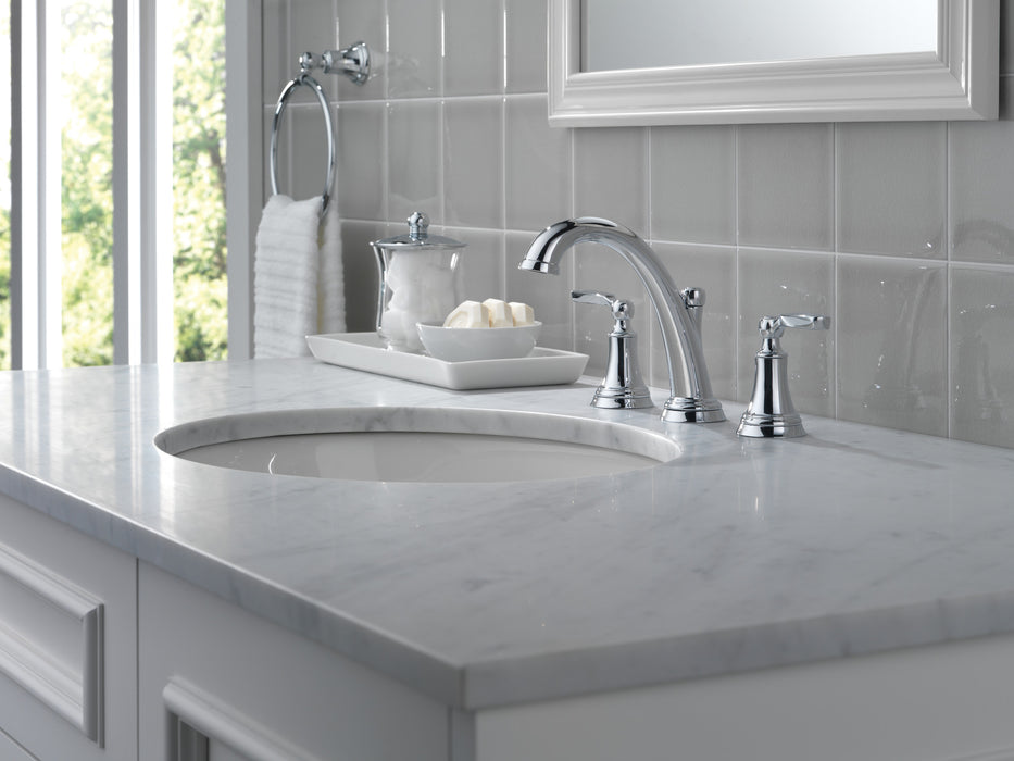 Delta Woodhurst: Two Handle Widespread Bathroom Faucet