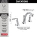 Delta Woodhurst: Two Handle Widespread Bathroom Faucet