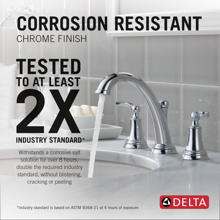 Delta Woodhurst: Two Handle Widespread Bathroom Faucet