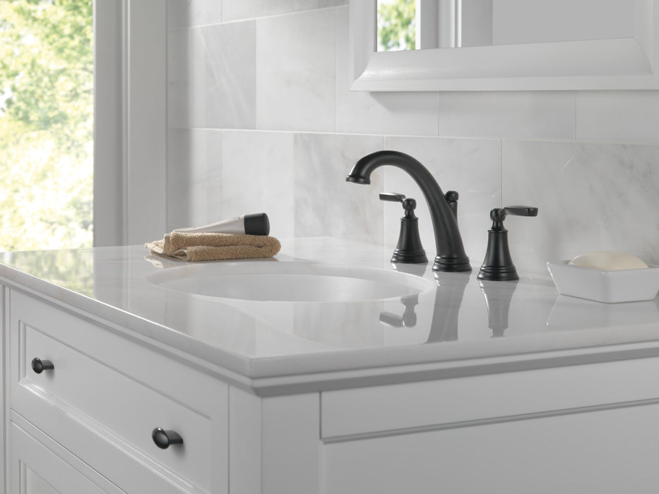 Delta Woodhurst: Two Handle Widespread Bathroom Faucet