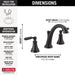 Delta Woodhurst: Two Handle Widespread Bathroom Faucet