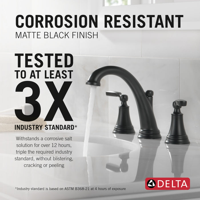 Delta Woodhurst: Two Handle Widespread Bathroom Faucet