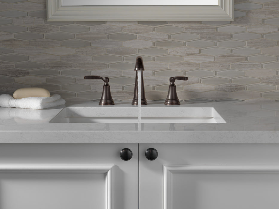 Delta Woodhurst: Two Handle Widespread Bathroom Faucet