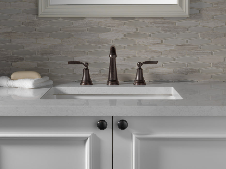 Delta Woodhurst: Two Handle Widespread Bathroom Faucet