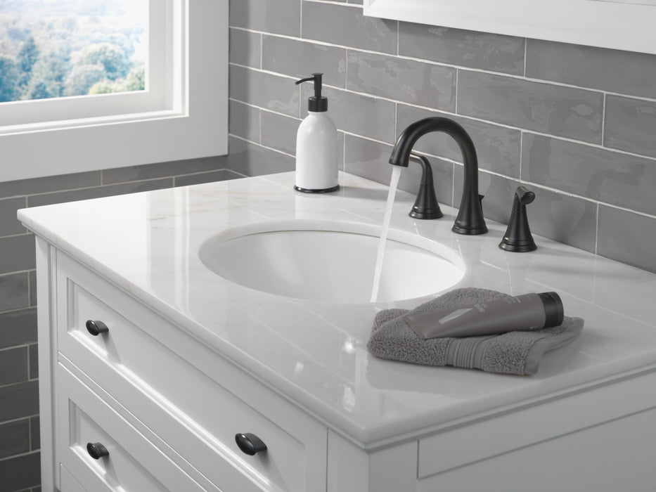 Delta Kayra:3533LF Two Handle Widespread Bathroom Faucet