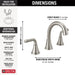 Delta Kayra:3533LF Two Handle Widespread Bathroom Faucet