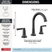 Delta Saylor: Two Handle Widespread Bathroom Faucet