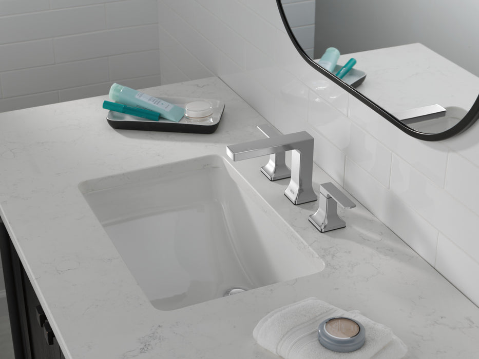 Delta Velum: Two Handle Widespread Bathroom Faucet