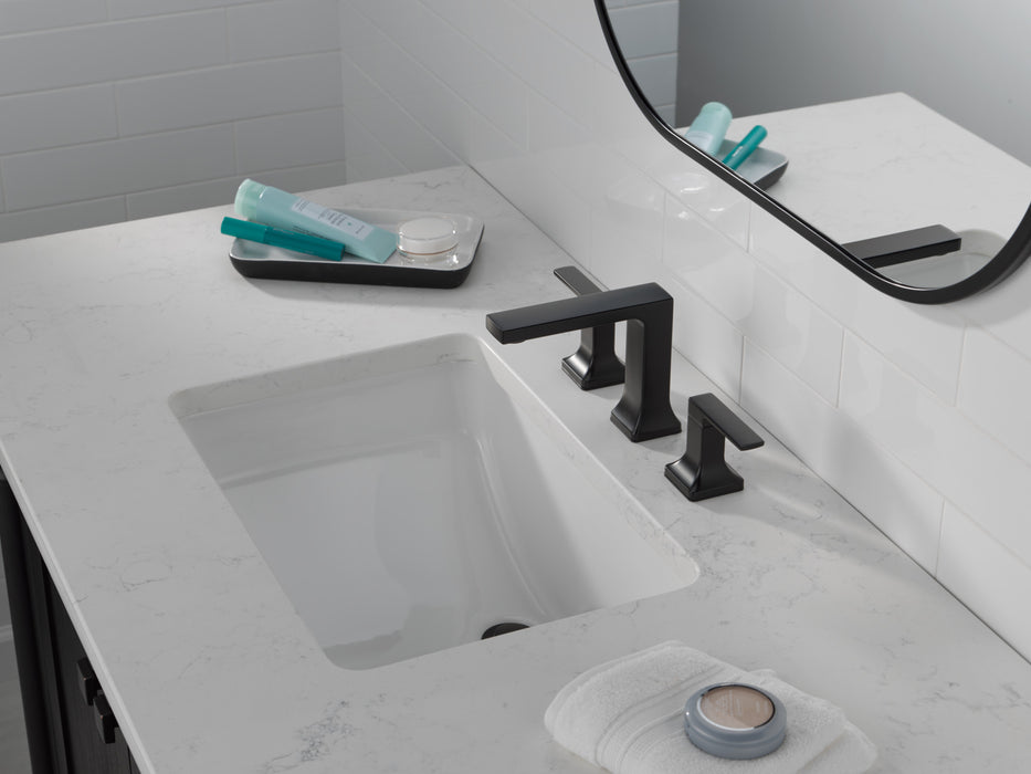Delta Velum: Two Handle Widespread Bathroom Faucet