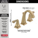 Delta Dryden: Two Handle Widespread Bathroom Faucet