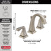 Delta Dryden: Two Handle Widespread Bathroom Faucet