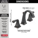 Delta Dryden: Two Handle Widespread Bathroom Faucet