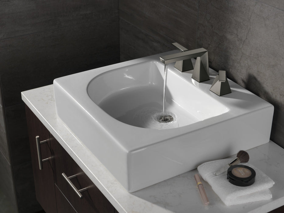 Delta Trillian™: Two Handle Widespread Bathroom Faucet, lumicoat black stainless - view 3