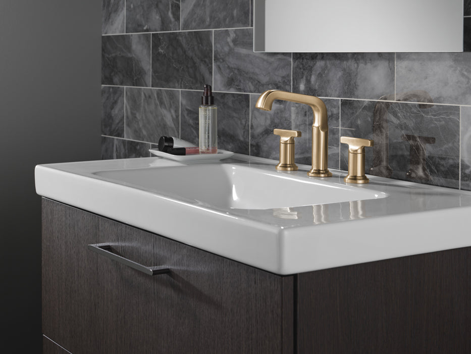 Delta Tetra 35587 Two Handle Widespread Bathroom Faucet