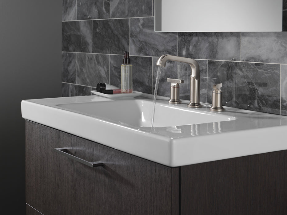 Delta Tetra 35587 Two Handle Widespread Bathroom Faucet