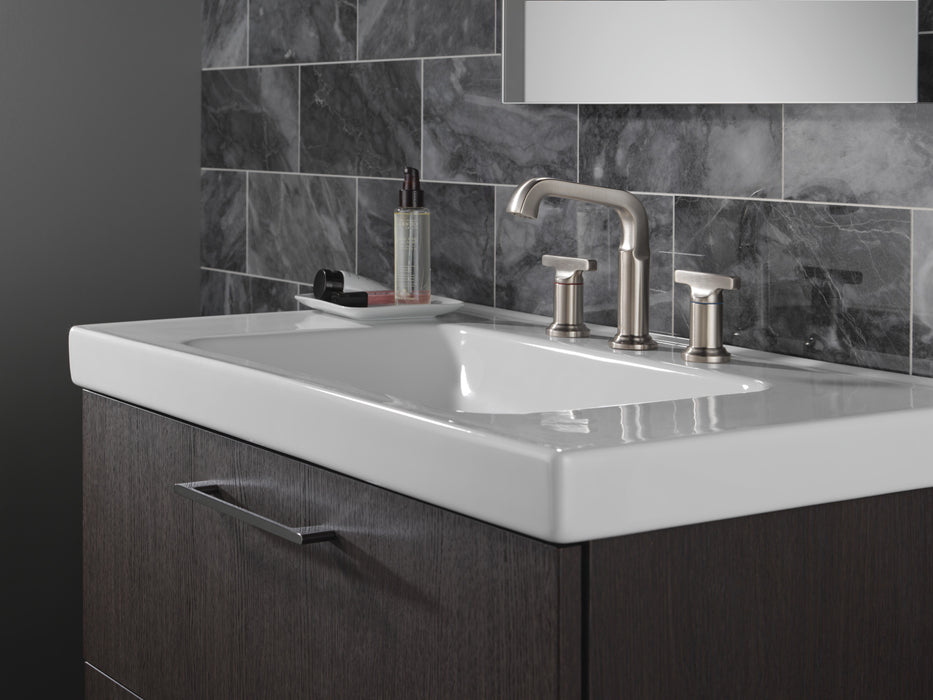 Delta Tetra 35587 Two Handle Widespread Bathroom Faucet