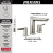 Delta Galeon: Two Handle Widespread Bathroom Faucet