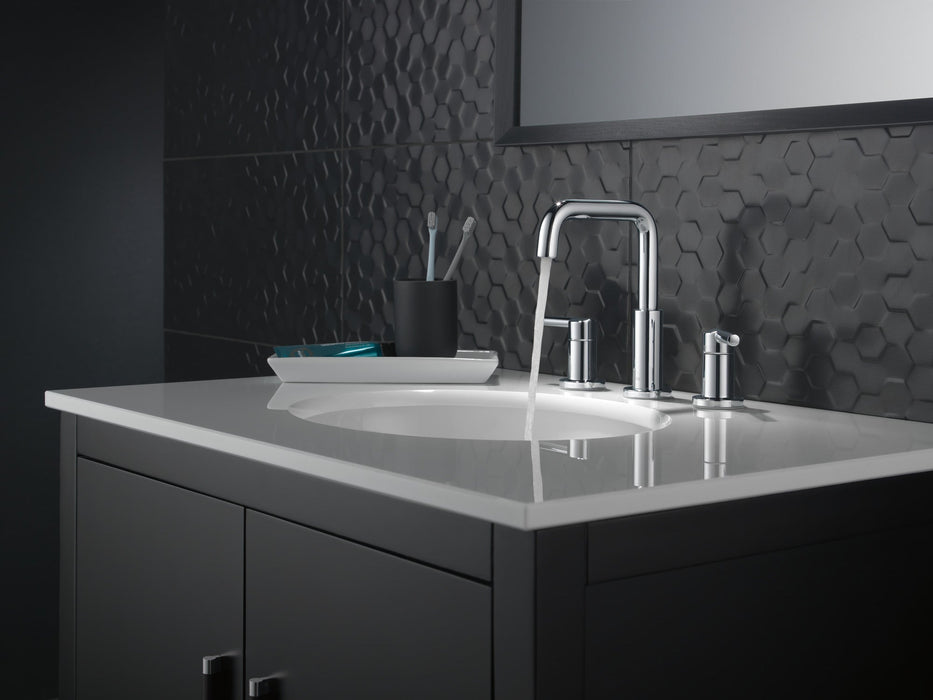 Delta Nicoli 35849LF Two Handle Widespread Bathroom Faucet, chrome - view 2