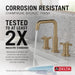 Delta Nicoli: Two Handle Widespread Bathroom Faucet
