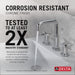 Delta Nicoli 35894LF Two Handle Widespread Bathroom Faucet, chrome - view 5