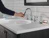 Delta Cassidy 3597 Two Handle Widespread Pull Down Bathroom Faucet